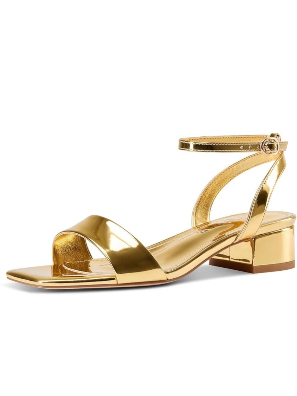 TNYNFBEB Women Chunky Block Heel Open Toe Ankle Strap Slingback Sandals